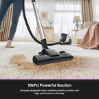 Eureka Bagless Canister Vacuum Cleaner, Household Vacuum for Home, White - Image 3