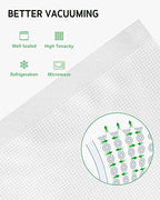 Syntus 100 Pcs Vacuum Sealer Bags for Food, Quart Size 8x12, BPA Free - Image 2