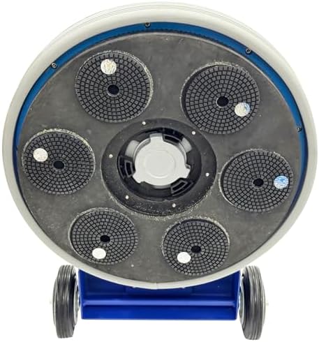 Commercial Industrial Floor Scrubber Buffer Polisher Machine 18" Heavy Duty with Weighing Iron, Planetary & Driving Plate for Hard Floor Cleaning Waxing Grinding, Stone Refurbishment 110V - Image 5