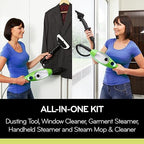 H2O X5 Steam Mop & Handheld Steam Cleaner | 5-in-1 Floor Steamer | Hardwood, Tile & Laminate Cleaner | Carpet Glider Included | Grout, Window & Garment Attachments - Image 6