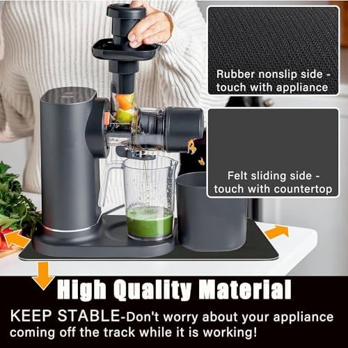 Kitchen Appliance Sliders 360 Degree Rotation Moving on Counter, Appliance Slider Cut to Fit, Mat for Kitchenaid Mixer with Kitchen Accessories,Appliance Mover for Espresso Machine, Food Processor - Image 2