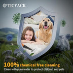 TICYACK Handheld Steam Cleaner, 500ML & Continuous Steam, 16 PCS, Orange - Image 5