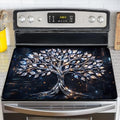 NYZE Stove Top Cover for Electric Stove 28.5x20.5 Inch Silicone Stove Topper & Protector, Decorative Kitchen Mat for Electric/Glass Stove Top (Crystal Tree of Life, 28.5"Lx20.5"W) by GIVEYOUTHEBEST