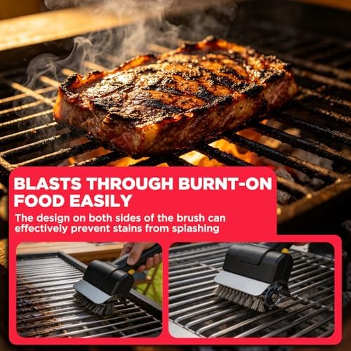 Electric BBQ Grill Brush, Grill Cleaning Brush with High-Speed Motor - Image 6