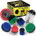 Drillbrush Power Scrubber Attachments - Interior Car Detailing Kit by Drillbrush
