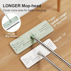 JOYMOOP Mop and Bucket Set – Commercial and Household Floor & Wall Cleaner with Long Handle, Includes 5 Microfiber Mop Pads for Easy Use - Image 5