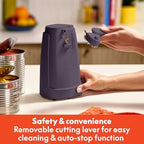 bella Electric Can Opener, Automatic One-Touch, Plum - Image 6