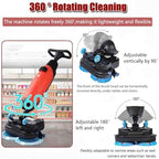 Commercial Floor Scrubber Machine, Electric Buffer Polisher, 17in - Image 5