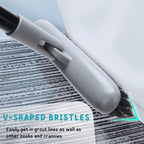 Grout Brush with Long Handle, 49'' Tile Cleaner Tool for Shower, Floors Scrubber for Bathroom Cleaning - Image 6