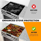 Stove Top Cover for Glass Electric Stove, 28.5"x 20.5" Heat Resistant Cooktop Protector Mat with Non-Slip Rubber Backing, Scratch Protection and Counter Space Mat - Image 5