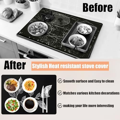 28"x20" Anti-Slip Electric Stove Top Cover - Image 2