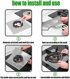 Stove Burner Covers,0.3MM Double Thickness,8 Pack,Silver,Size 10.6” x 10.6” - Image 7