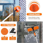 30FT High Reach Duster with Extension Pole 5-24FT, 4-in-1 Cleaning Kit - Image 5