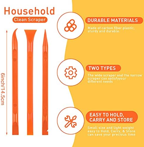 Honoson 9 Pcs Cleaning Scraper Tool, Scratch Free for Auto Detailing,None - Image 3