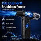 Ecomoment Electric Compressed Air Duster & Vacuum, 150,000 RPM 2-in-1 - Image 2