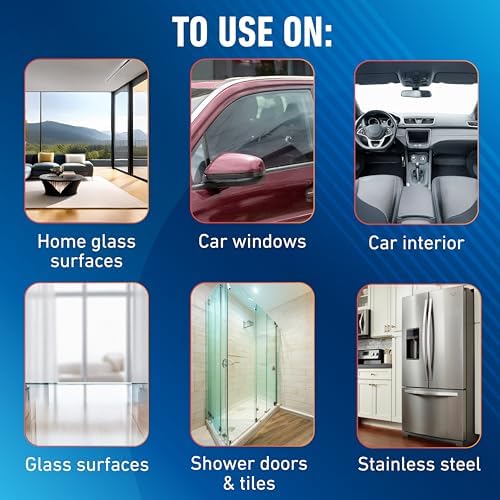 Unger ProClean Connect and Clean Indoor Window Cleaning Kit, Washing Tool with Swivel Head for Tight Corners and Edges, Streak-Free Results on Glass and Mirrors, Reusable Microfiber Pads - Image 5