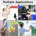 Magnetic Microfiber Cleaning Cloth, Black, Blue, 10 x 10 Inch, 8 Pcs - Image 5