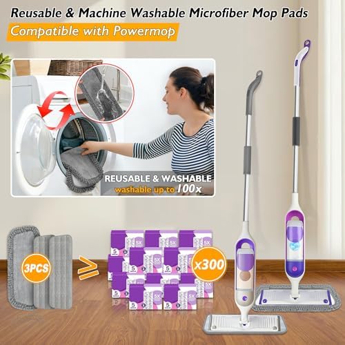 Spray Mop for Floor Cleaning: Microfiber Wet Dry Mops with 3 Washable Pads - Image 5