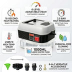Foandbevi 1200W Handheld Steam Cleaner for Home, Car Detailing etc. - Image 2