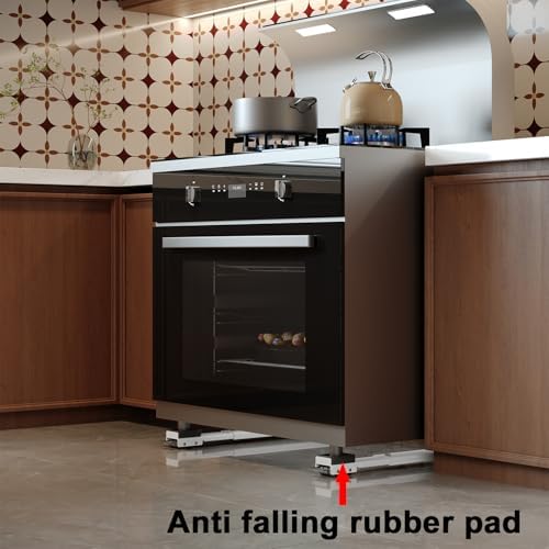 Appliance Rollers Heavy Duty,Max 32in,Second Generation Extendable Appliance Rollers Mobile Washing Machine Base Easily Move Washing Machines, Dryers, Refrigerators, Furniture Black anti fall - Image 4