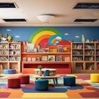4 Pcs Fluorescent Light Covers with 40 Magnets Decorative for Classroom Ceiling Light 4 x 2 Feet Magnetic Light Covers Filter Easy Install for Office Hospitals & Home Drop Ceiling Supplies (Star) - Image 6