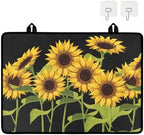 Wildflower Sunflower Print Stove Top Cover for Electric Stoves - Image 2
