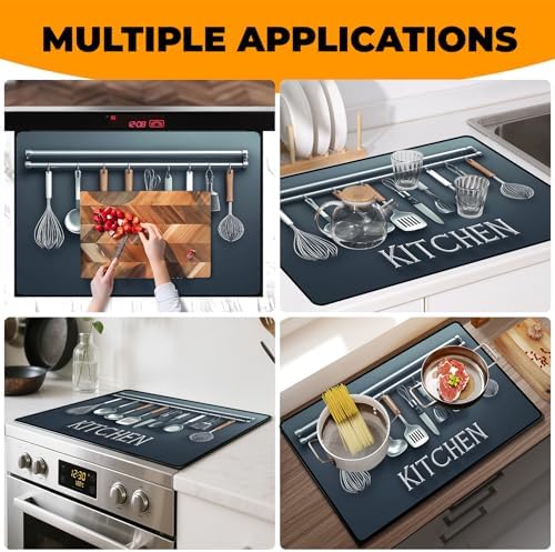 Heat-resistant Stove Top Cover - 28.5" X 20.5" Cooktop Protector Covers, Scratch-resistant Washable Pad Kitchen Countertop Mat (Kitchenware, 28.5" x 20.5") - Image 7