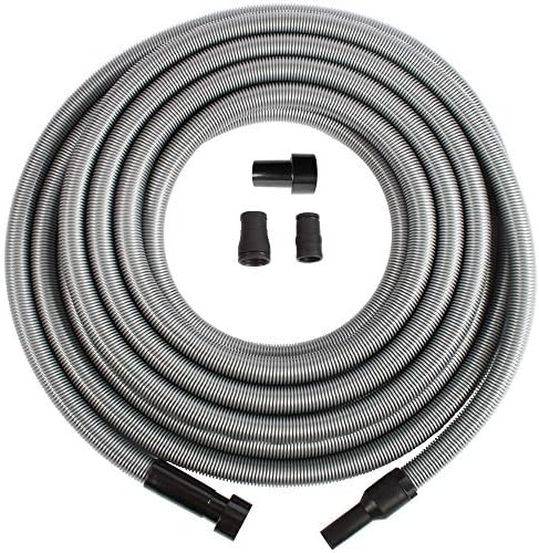 Cen-Tec Systems 94170 Premium 50 Ft. Shop Vacuum Hose with Power Tool Adapter Set Silver by Cen-TecSystems