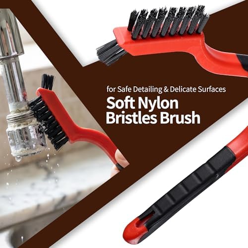 Wire Brush Set 9PCS - Heavy Duty Steel Metal Brush for Rust Removal - Image 4
