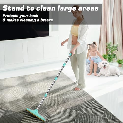 B-Land Carpet Rake for Pet Hair Removal, Reusable Carpet Scraper for Rug - Image 4