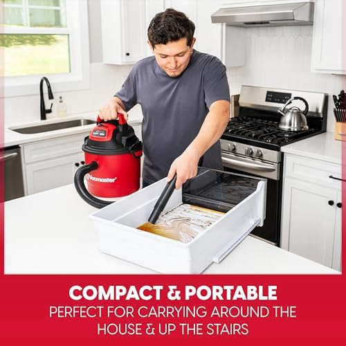 Vacmaster DVOM202P 1101 2.5-Gal 20V Cordless Portable Wet/Dry Vac Red - Image 5