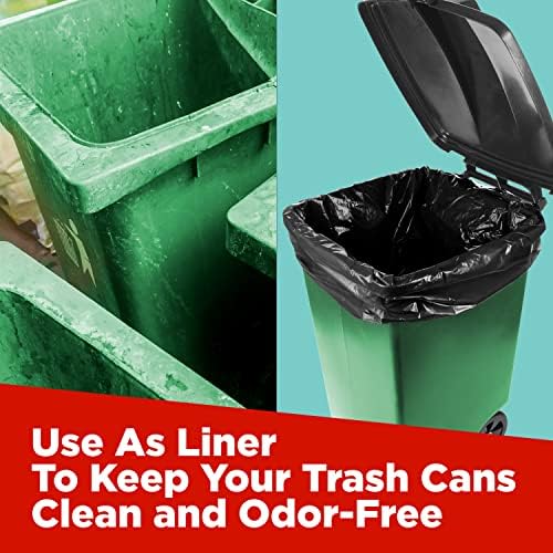 ToughBag 44 Gallon Heavy Duty Contractor Trash Bags, 100 Ct, Black, 1.2 Mil - Image 5