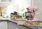 KitchenAid Artisan, 5-Qt Tilt Head Stand Mixer, KSM150PS, Dried Rose - Image 4
