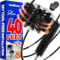 Holikme Dryer Vent Cleaner Kit - 40Ft Flexible Lint Brush for Deep Cleaning by Holikme