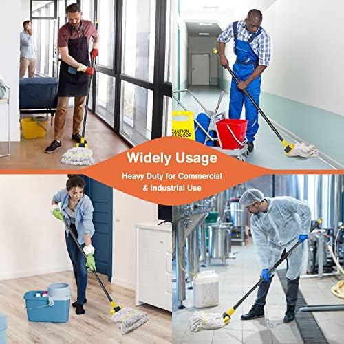 KeFanta Commercial Mop Heavy Duty Industrial Mop,60" String Wet Cotton Mops - Image 2