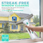 HAUSHOF Electric Window Vacuum Squeegee 11", 2000Pa Cordless Cleaner Set - Image 2