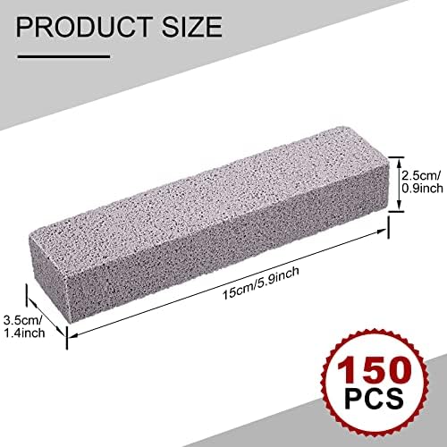 Chinco 150 Pcs Pumice Stick for Cleaning, Pumice Stone Stove Oven Toilet - Image 2
