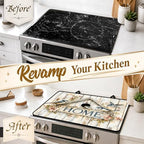 Stove Top Cover,28.5"L x 20.6"W,Heat Resistant Cooktop Protector Mat - Image 4