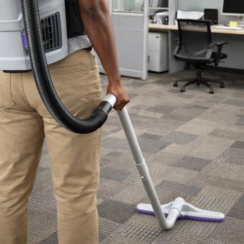 14″ EZ Glide Floor Tool with 2 Piece S Wand Replacement for ProTeam and Hoover C2401 Backpack Vacuums — fits Super Coach Pro and Shoulder Vac Pro, Replaces # 101446 - Image 2