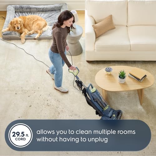 Electrolux Ultimate 500 Pet Upright Vacuum, Lightweight, 14 lbs, Turbo Pet Nozzle in Denim Blue - Image 3