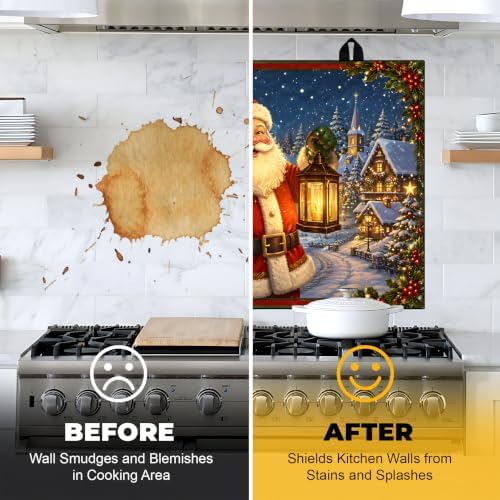 NYZE Christmas Santa Stove Top Covers for Electric Stove 28 x20 inch - Image 4