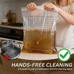 Oven Rack Cleaner Kit With Bags, No Scrub Oven Rack Cleaner Bags, Reusable And Leak-Proof, Environmental Friendly, Suitable For Cleaning Of Various Sizes (Bags + Cleaner Kit) - Image 4
