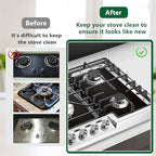 3Pcs Stove Guard for Gas Stoves, 0.3mm Stove Top Covers for Gas Burners, Easy-Clean Reusable Stove Surface Shields-Heat-Resistant Gas Range Protectors, Burner Covers for Gas Stovetop - Image 5
