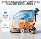PX7 22" Commercial Walk Behind Floor Scrubber Machine, Heavy-Duty Motor - Image 5
