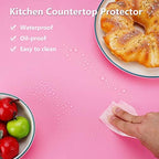 Gartful Extra Large Silicone Mats for Countertop, 28" by 20" Multipurpose Mat, Counter Table Protector, Desk Saver Pad, Placemat Nonstick Nonskid Heat-Resistant Pad, Pink - Image 4