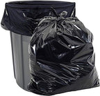 Aluf Plastics 40-45 Gallon Trash Bags (2 MIL - Pack of 50) 40" x 46" - Large Heavy Duty Can Liners - Plastic Black Garbage Bags for Lawn, Leaf, Contractor, Yard, Outdoor use by AlufPlastics