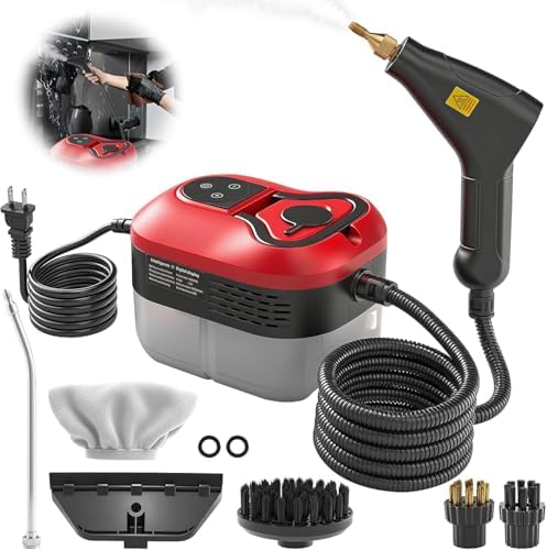 Saker Steam Cleaner for Home,6-Level Adjustable Steamer for Cleaning,Portable Handheld Steam Cleaner,Portable Steamer for Living Room,Kitchen,Bathroom Cleaning by Saker