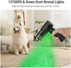 Small Car Vacuum Cleaner Cordless Portable& Rechargeable Air Duster Black - Image 4