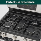 AEB73125001 Stove Grates Replacement Parts for LG 5 Burner Gas Stove Grates Cast Iron Wok Support Burner Wok Grate 19.6’’ x 10.6’’ Side Surface Burner LRG3061ST/01 LRG3061BD Stovetop Range Grate 1 Pcs - Image 7