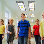 6Pcs Classroom Fluorescent Light Cover,2x4 FT Composition Inspirational - Image 6